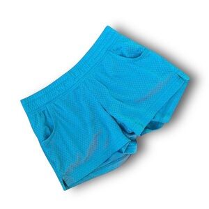 bcg Bright Turquoise Athletic Mesh Shorts with Pockets